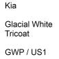 Preview: Kia, Glacial White Tricoat, GWP / US1.